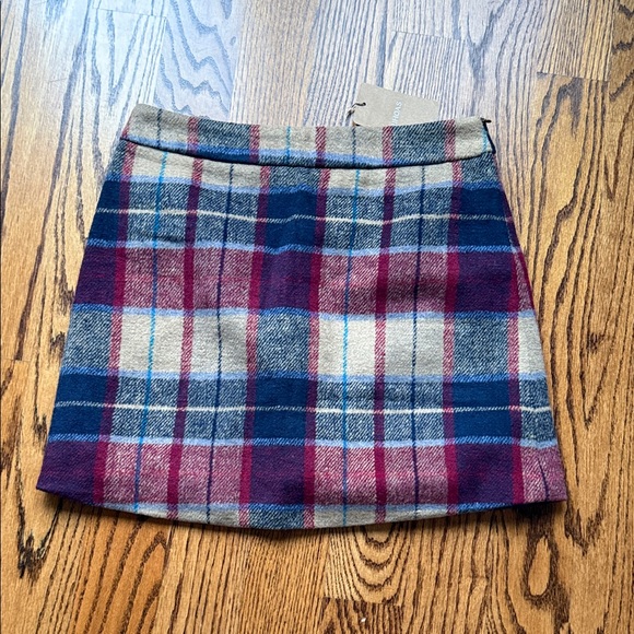 RIHOAS Dresses & Skirts - RIHOAS Plaid Mini Skirt - Red, Blue, Cream